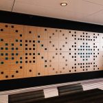 Domino akustický panel na stenu