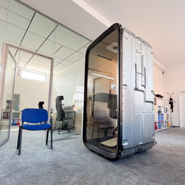 Vzhľad konštrukcie akustickej kabíny