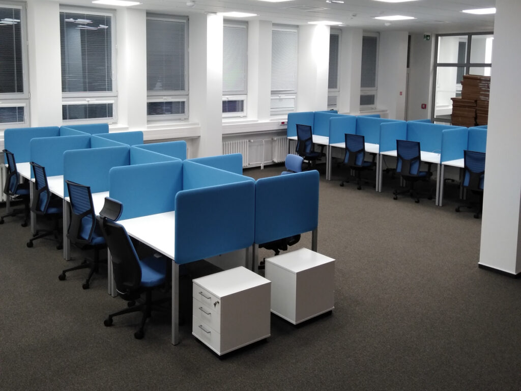 Akustické paravány na stoly