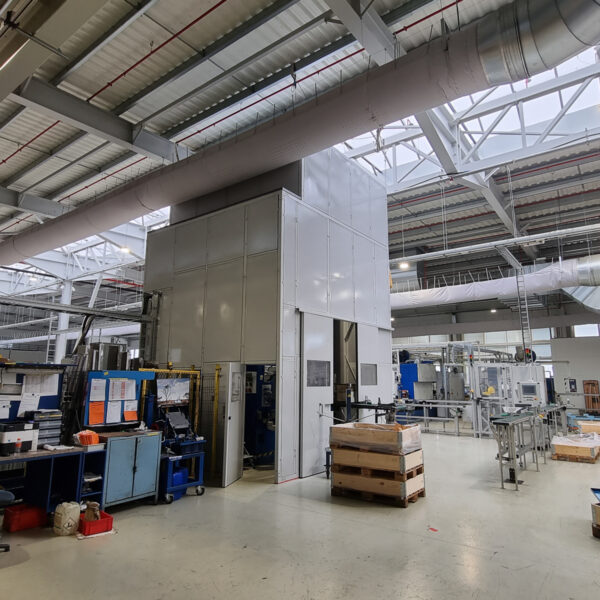 Odhlučnenie lisu v priemysle