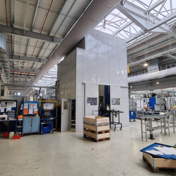 Odhlučnenie lisu v priemysle